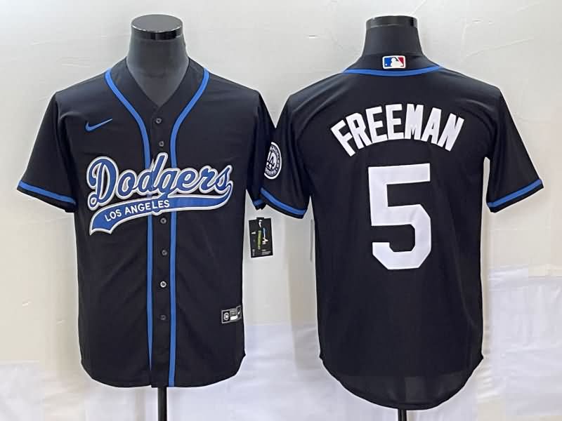 Los Angeles Dodgers Black MLB Jersey 07