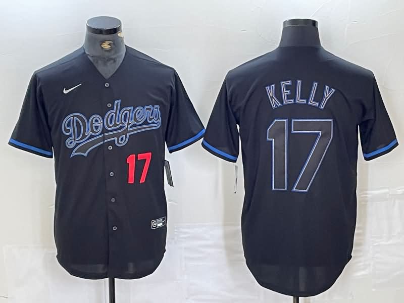 Los Angeles Dodgers Black MLB Jersey 08