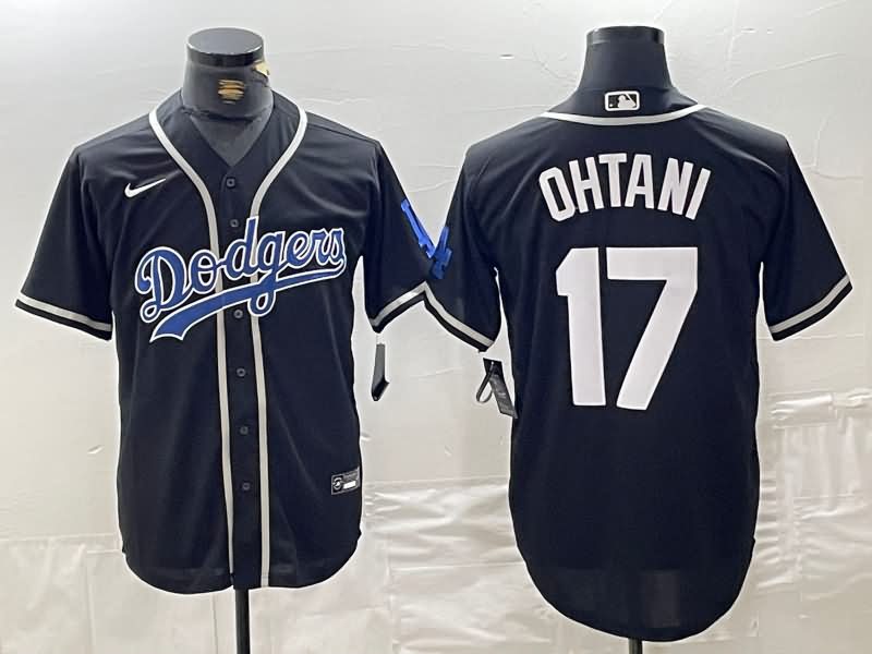 Los Angeles Dodgers Black MLB Jersey 09