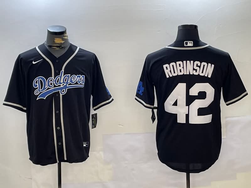 Los Angeles Dodgers Black MLB Jersey 09