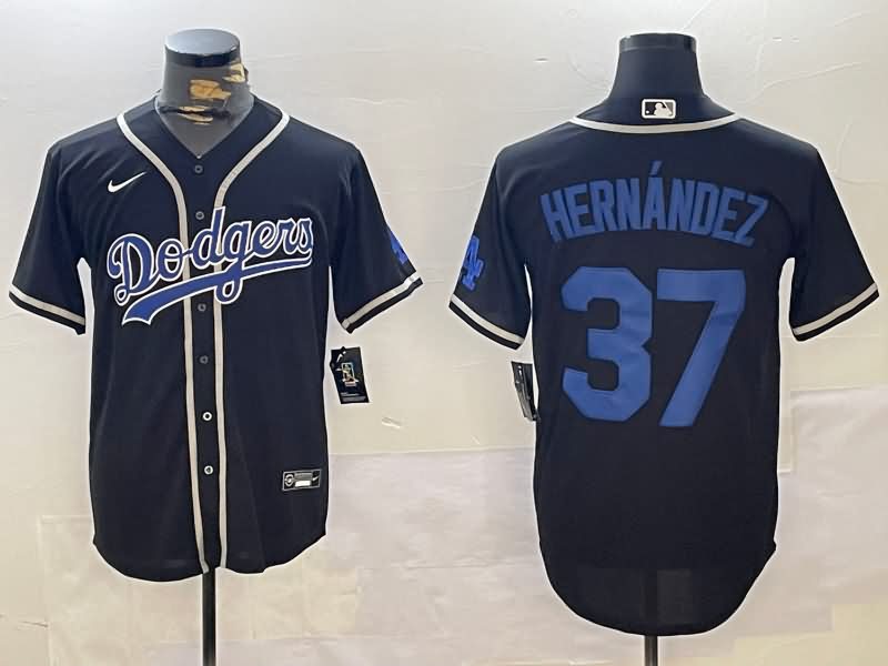 Los Angeles Dodgers Black MLB Jersey 10