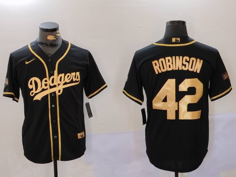 Los Angeles Dodgers Black Gold MLB Jersey