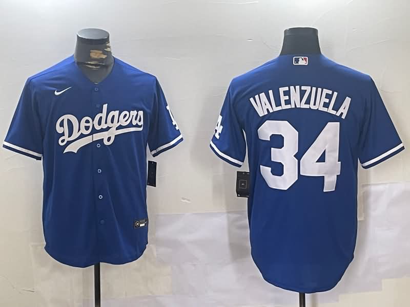 Los Angeles Dodgers Blue MLB Jersey 02