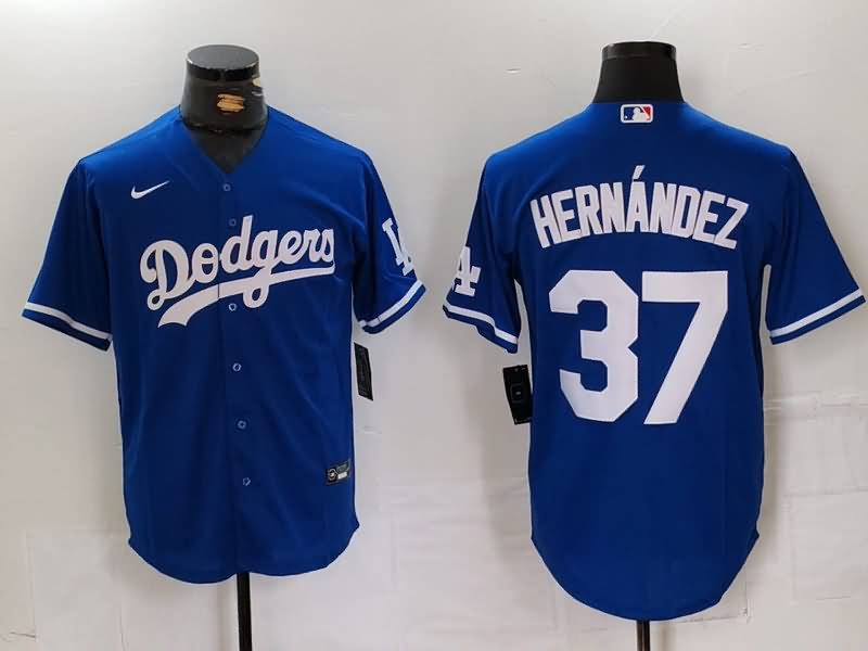 Los Angeles Dodgers Blue MLB Jersey 02