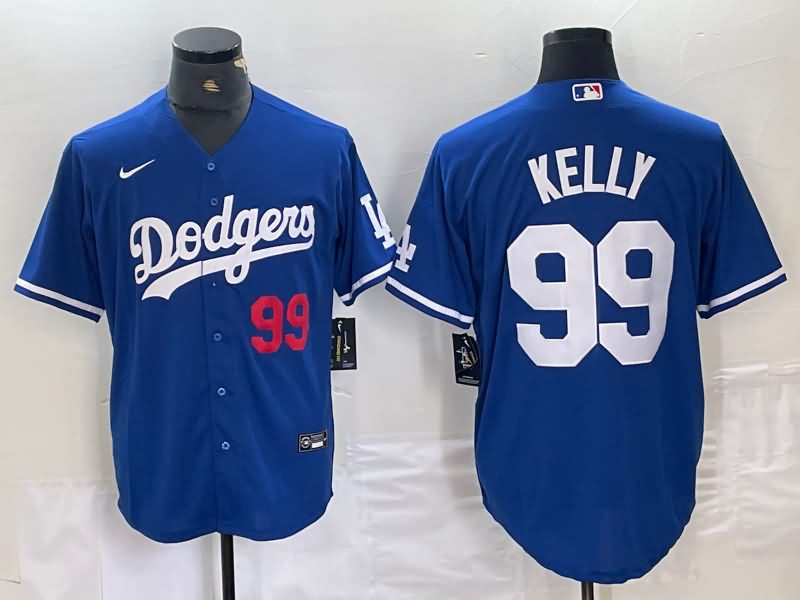 Los Angeles Dodgers Blue MLB Jersey 02