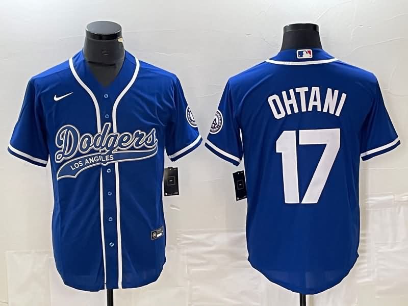 Los Angeles Dodgers Blue MLB Jersey 05