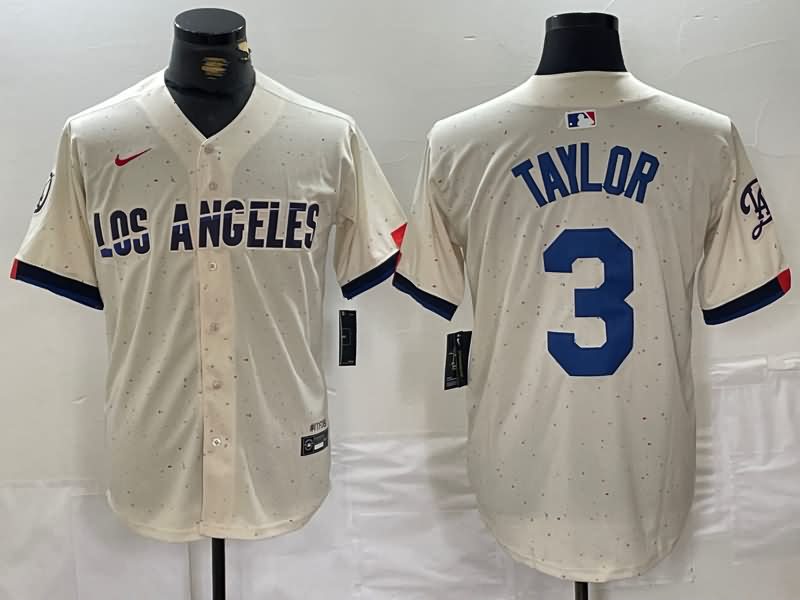 Los Angeles Dodgers Cream MLB Jersey