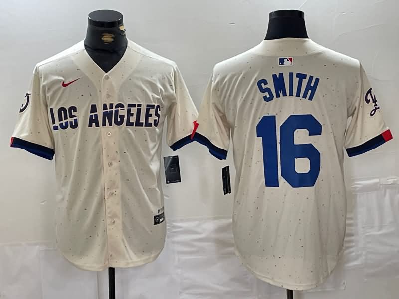 Los Angeles Dodgers Cream MLB Jersey