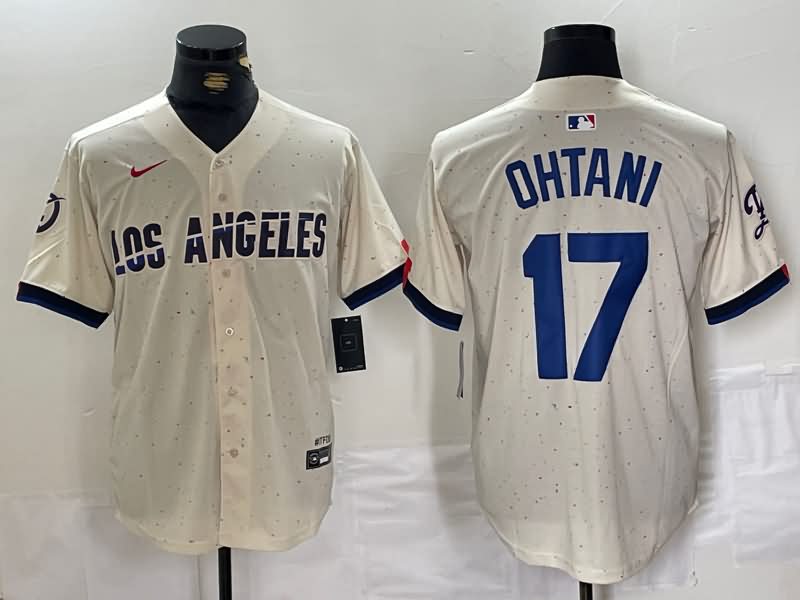 Los Angeles Dodgers Cream MLB Jersey