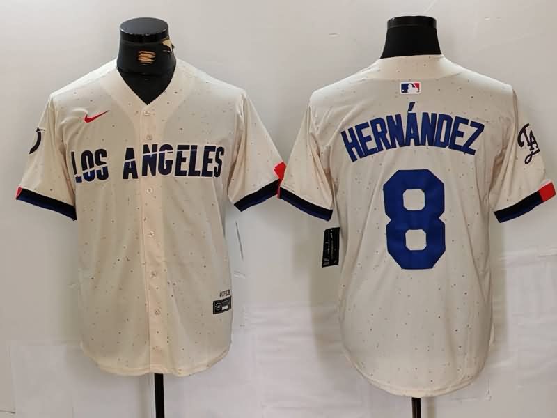 Los Angeles Dodgers Cream MLB Jersey