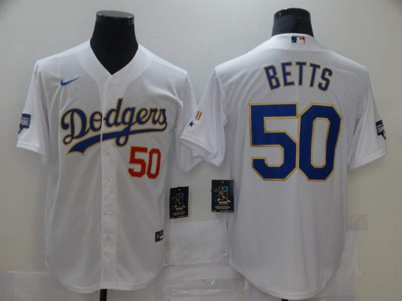 Los Angeles Dodgers White Champion MLB Jersey