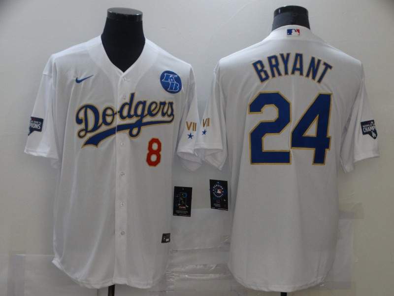 Los Angeles Dodgers White Champion MLB Jersey