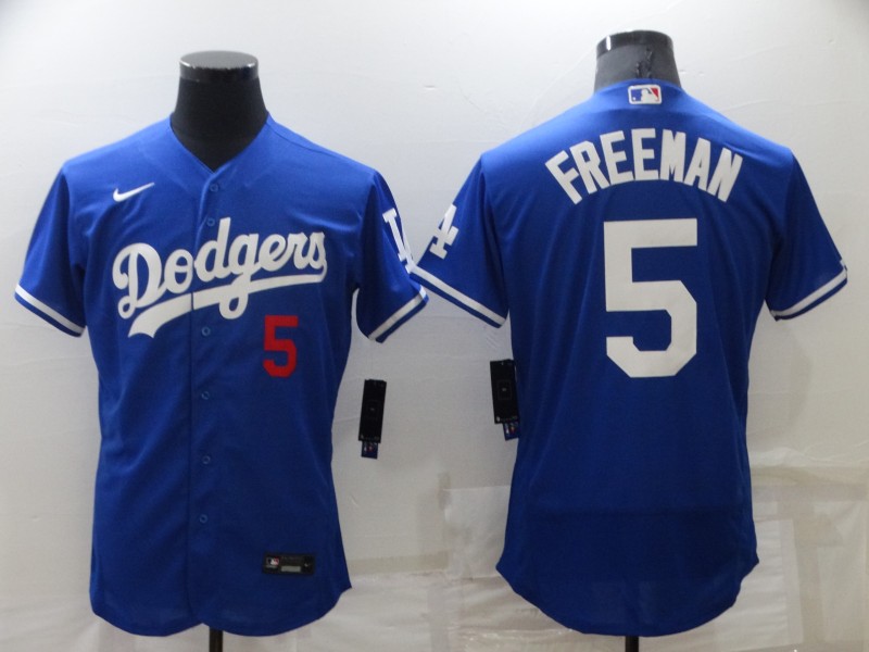 Los Angeles Dodgers Blue Elite MLB Jersey 02