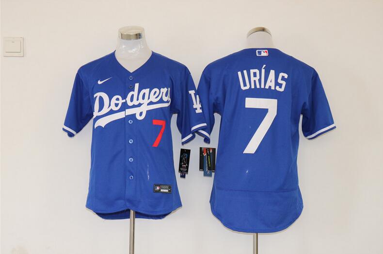 Los Angeles Dodgers Blue Elite MLB Jersey 02