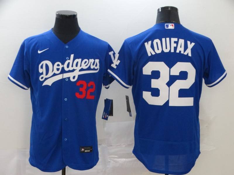 Los Angeles Dodgers Blue Elite MLB Jersey 02