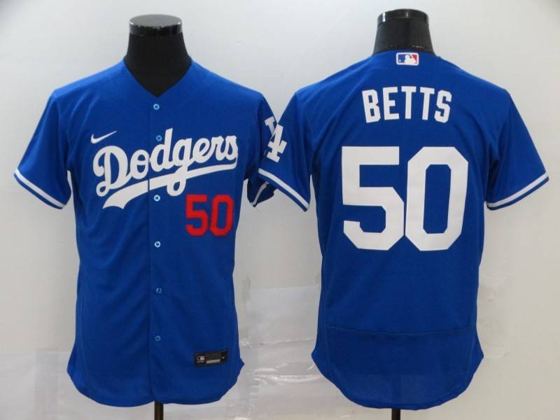 Los Angeles Dodgers Blue Elite MLB Jersey 02