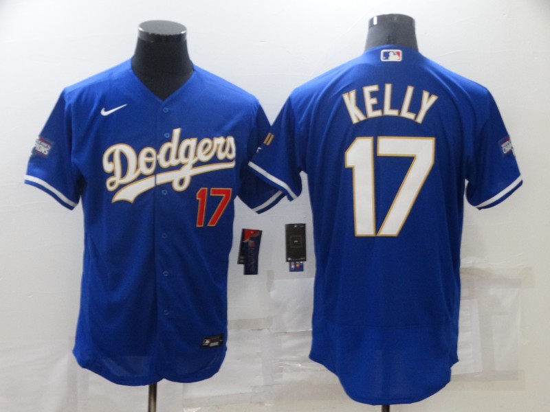 Los Angeles Dodgers Blue Champion Elite MLB Jersey