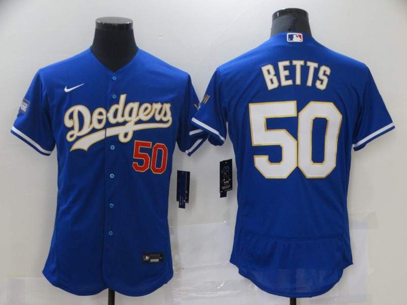 Los Angeles Dodgers Blue Champion Elite MLB Jersey