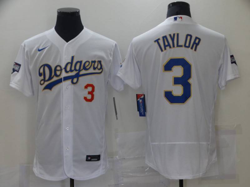 Los Angeles Dodgers White Champion Elite MLB Jersey