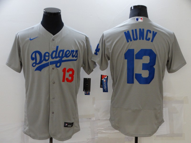 Los Angeles Dodgers Grey Elite MLB Jersey