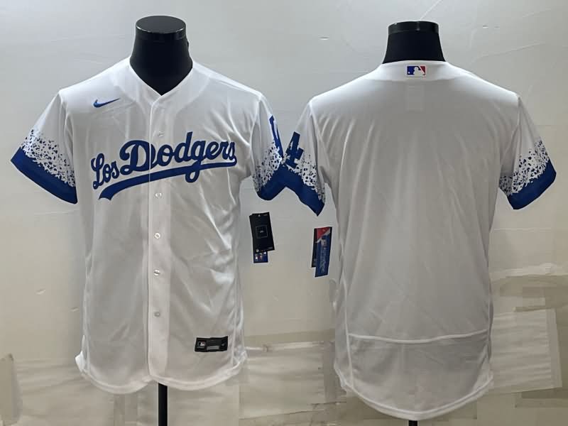 Los Angeles Dodgers White Elite MLB Jersey