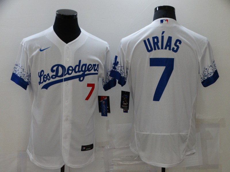 Los Angeles Dodgers White Elite MLB Jersey