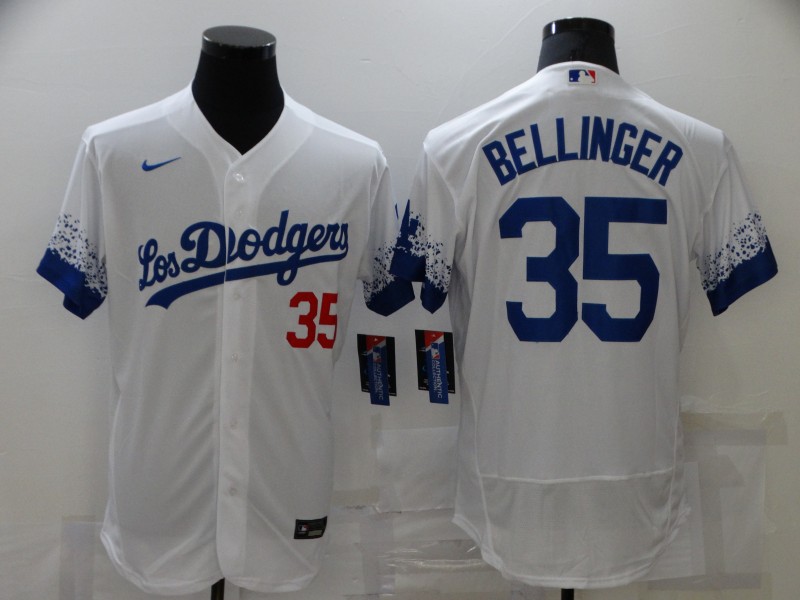 Los Angeles Dodgers White Elite MLB Jersey