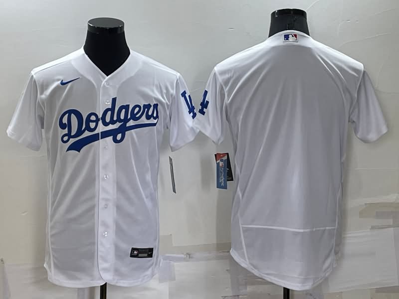 Los Angeles Dodgers White Elite MLB Jersey 02