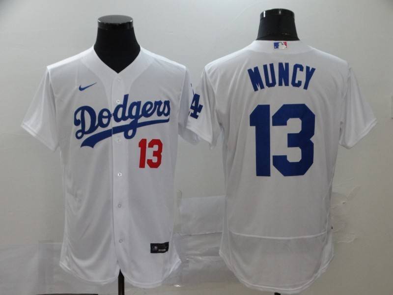 Los Angeles Dodgers White Elite MLB Jersey 02