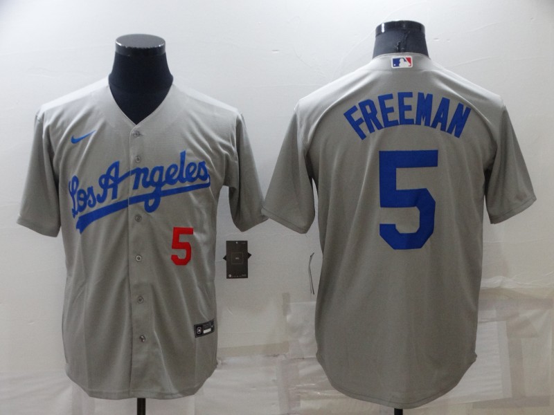 Los Angeles Dodgers Grey MLB Jersey