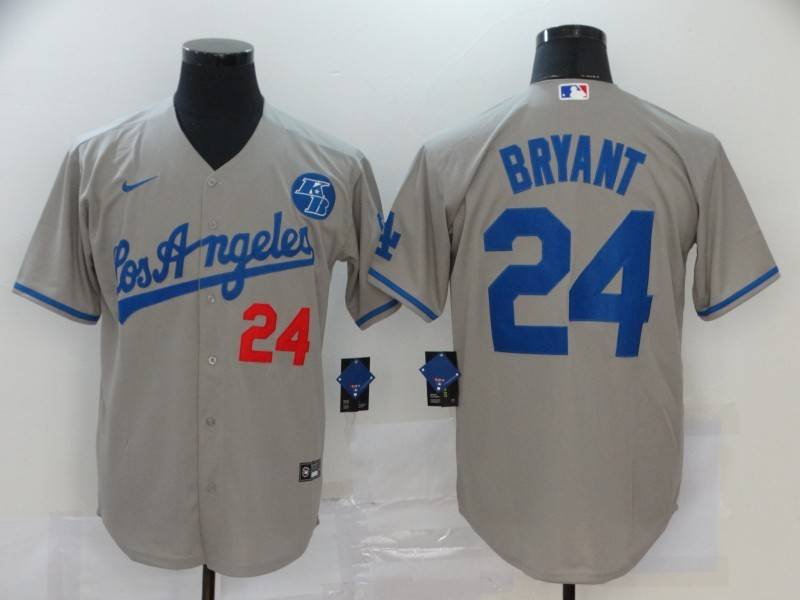 Los Angeles Dodgers Grey MLB Jersey