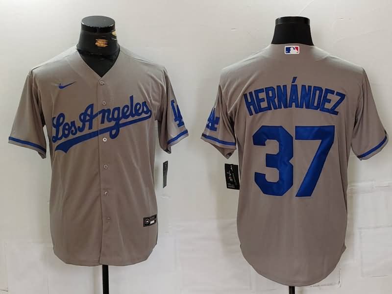 Los Angeles Dodgers Grey MLB Jersey