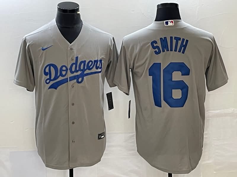 Los Angeles Dodgers Grey MLB Jersey 02