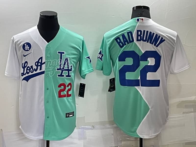 Los Angeles Dodgers Green White MLB Jersey