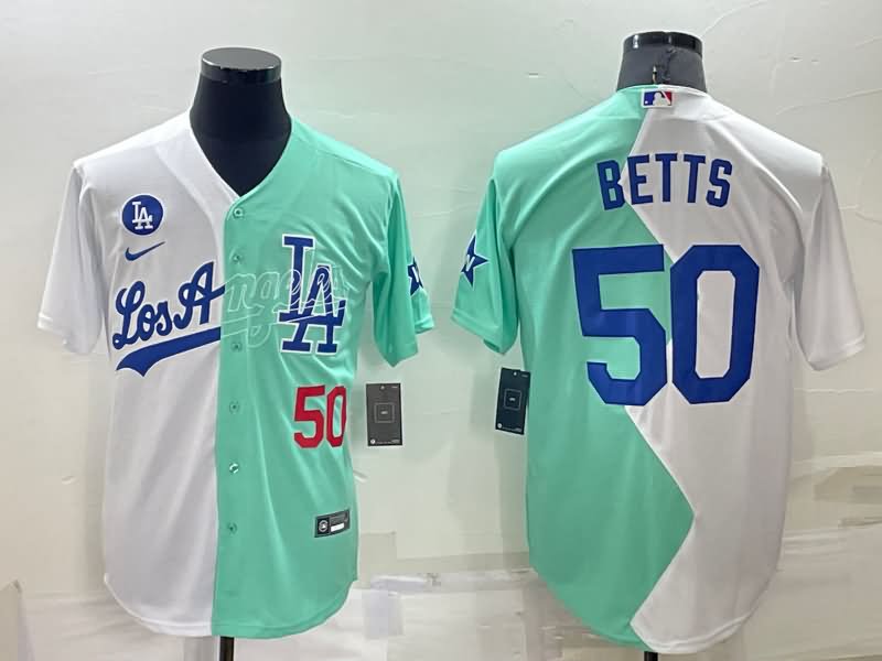 Los Angeles Dodgers Green White MLB Jersey