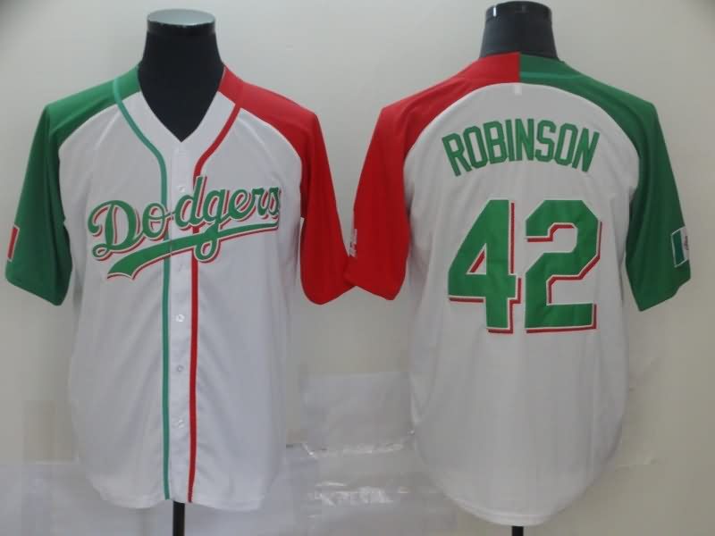 Los Angeles Dodgers White Mexican Heritage Culture Night MLB Jersey