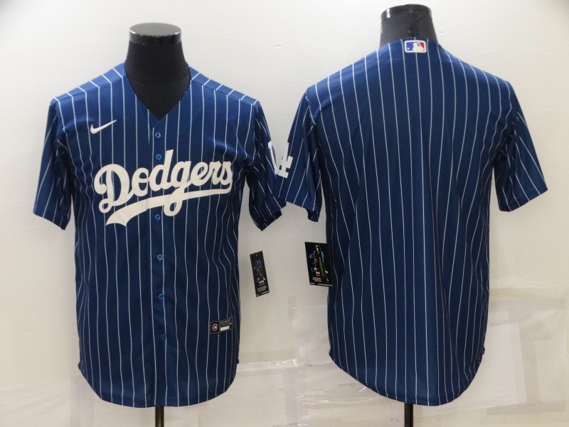 Los Angeles Dodgers Dark Blue Retro MLB Jersey