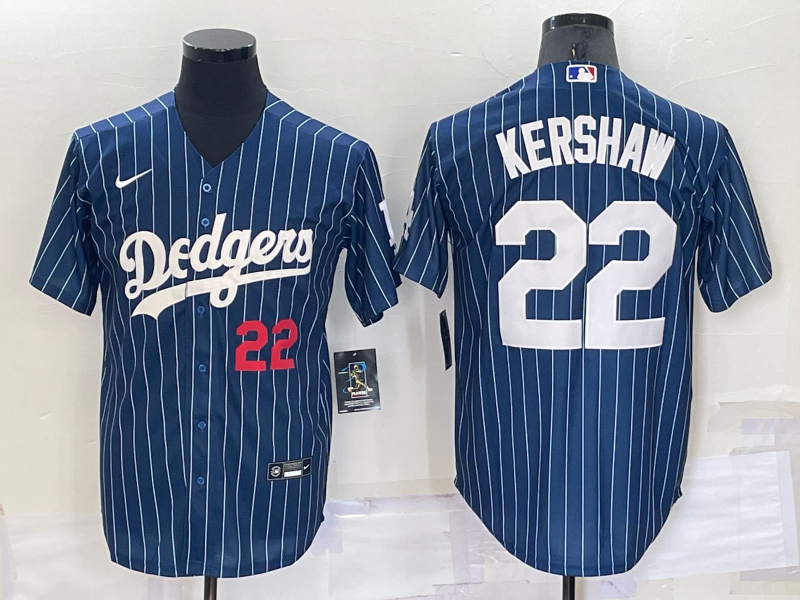 Los Angeles Dodgers Dark Blue Retro MLB Jersey