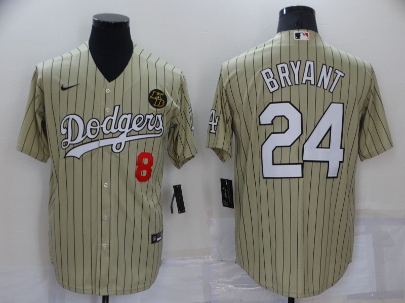 Los Angeles Dodgers Tan Retro MLB Jersey