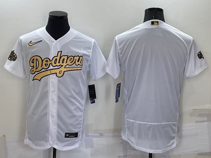 Los Angeles Dodgers White ALL STAR Elite MLB Jersey