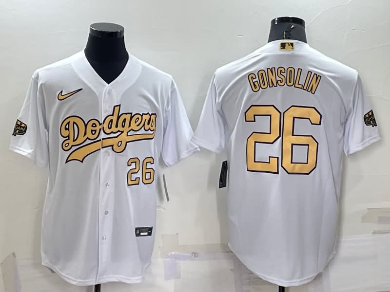 Los Angeles Dodgers White ALL STAR MLB Jersey