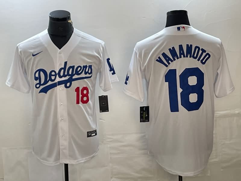 Los Angeles Dodgers White MLB Jersey