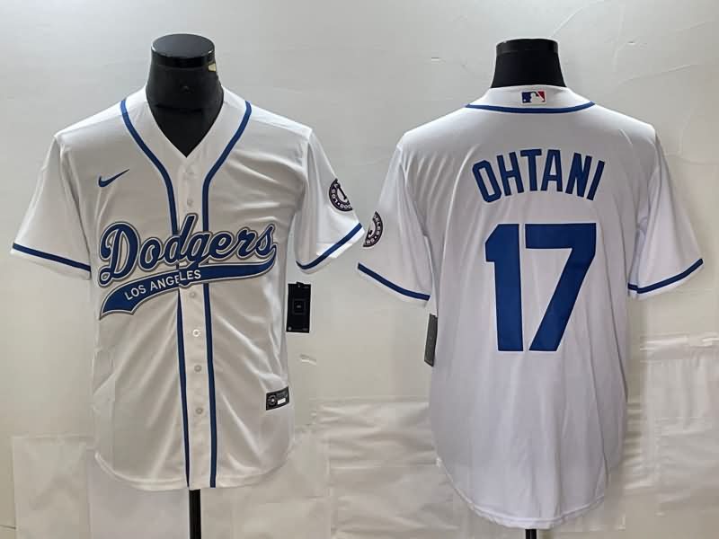 Los Angeles Dodgers White MLB Jersey 05