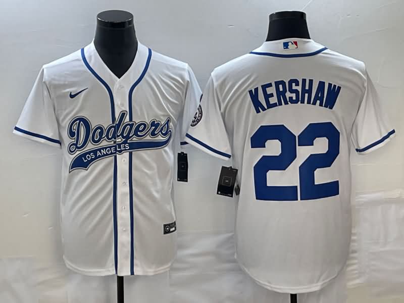 Los Angeles Dodgers White MLB Jersey 05