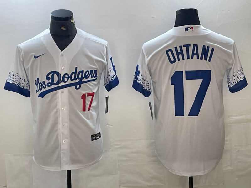 Los Angeles Dodgers White MLB Jersey 06