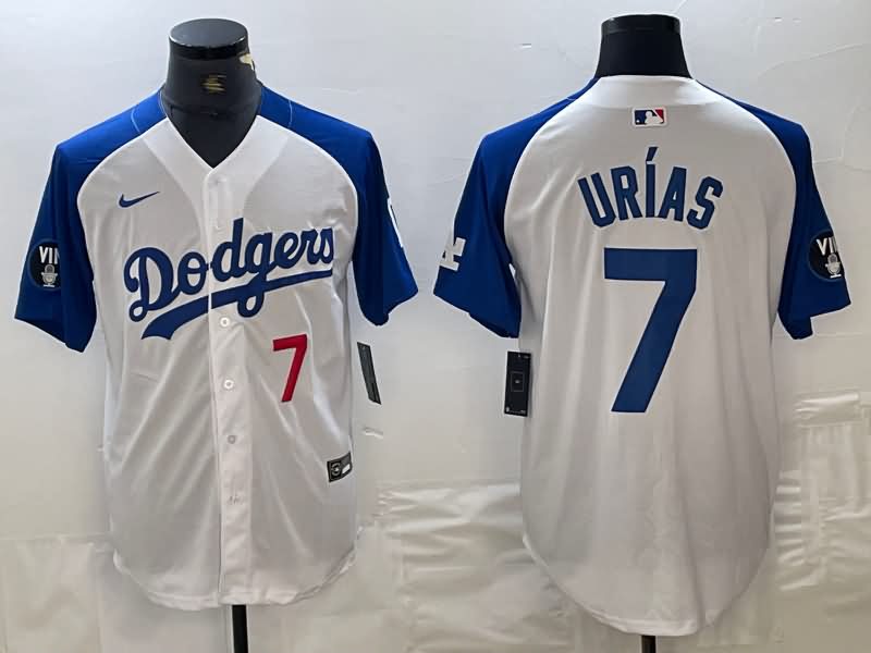 Los Angeles Dodgers White MLB Jersey 08