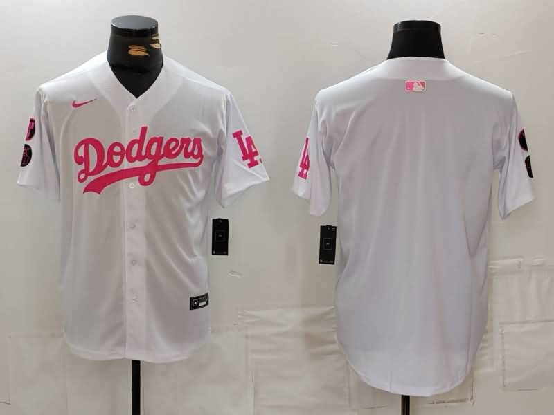 Los Angeles Dodgers White MLB Jersey 09