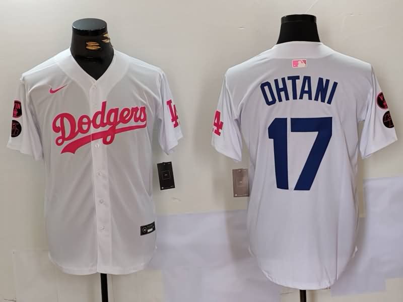 Los Angeles Dodgers White MLB Jersey 09