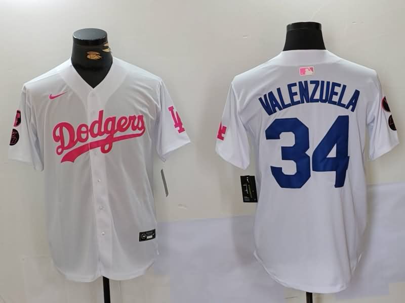 Los Angeles Dodgers White MLB Jersey 09