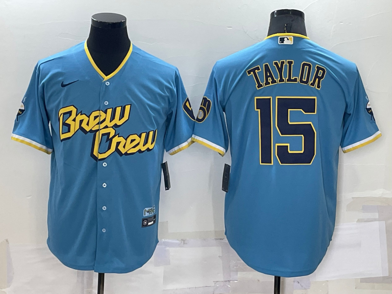 Milwaukee Brewers Blue MLB Jersey